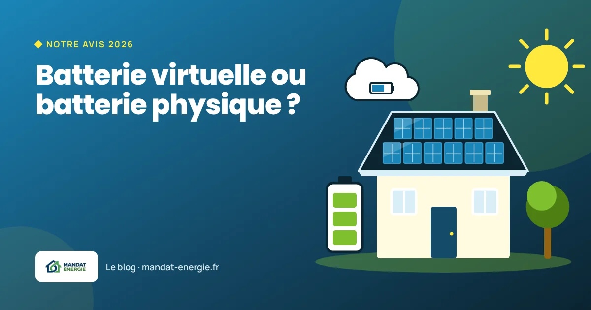 Batterie virtuelle ou batterie physique : notre avis en 2026