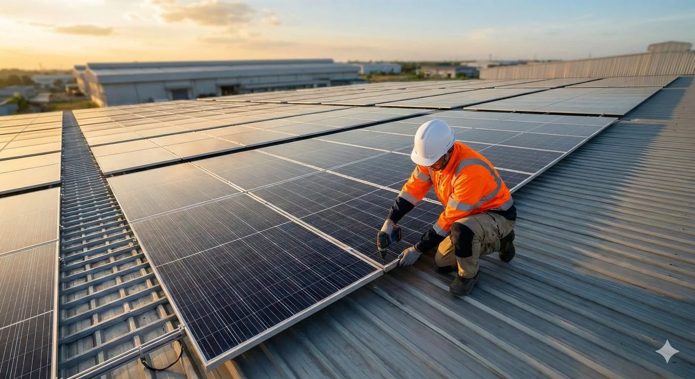 Technicien en intervention sur toiture